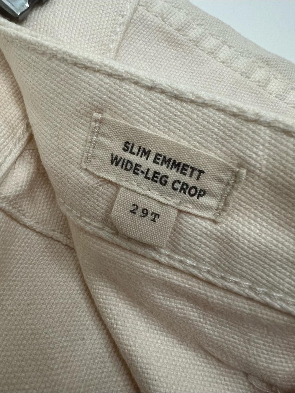 Madewell | Slim Emmett Wide-Leg Crop 🍦